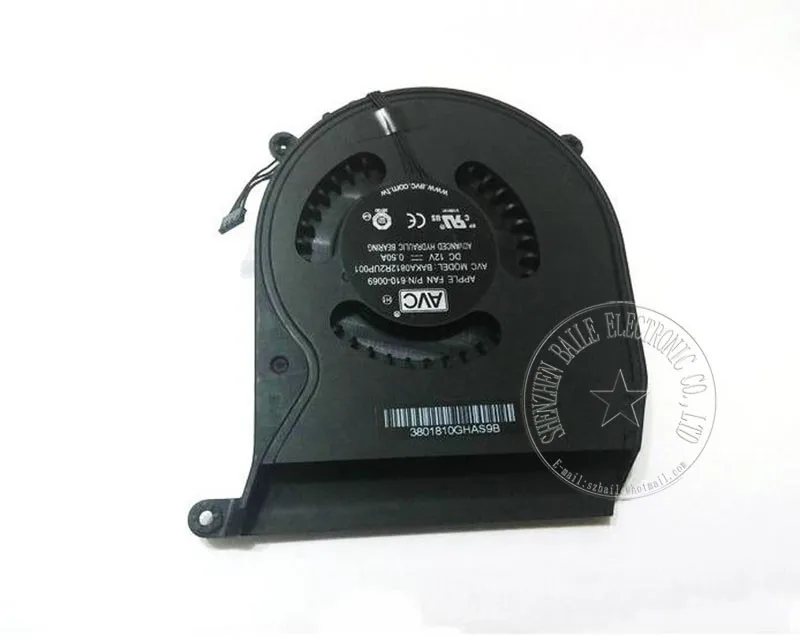 جديد A1347 محمول برودة ، ل أبل ماك ماك ميني (منتصف 2011) a1347 816 cpu fan ، جديد 438 936 MC815 MC270 laptop cpu fan تبريد