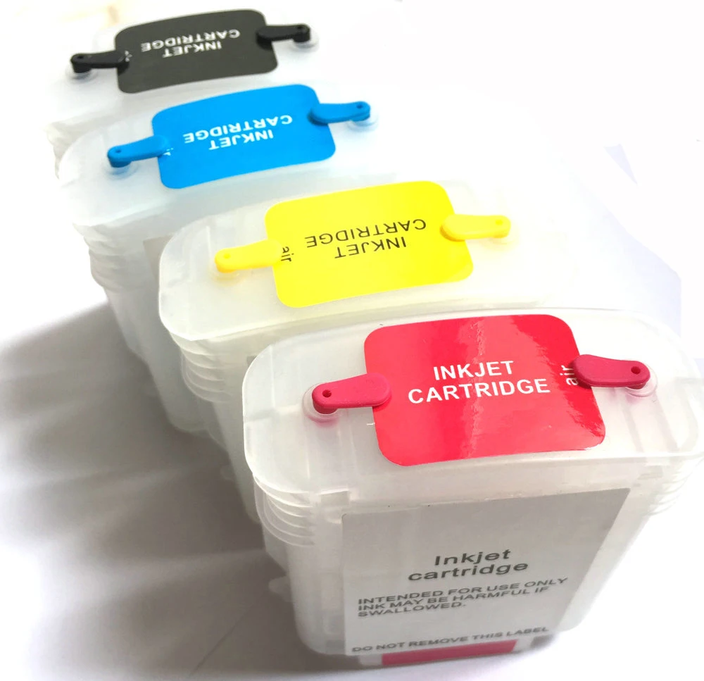 Vilaxh For HP 10 82 Refillable ink Cartridge With ARC Chip For HP Designjet 500 500ps 2