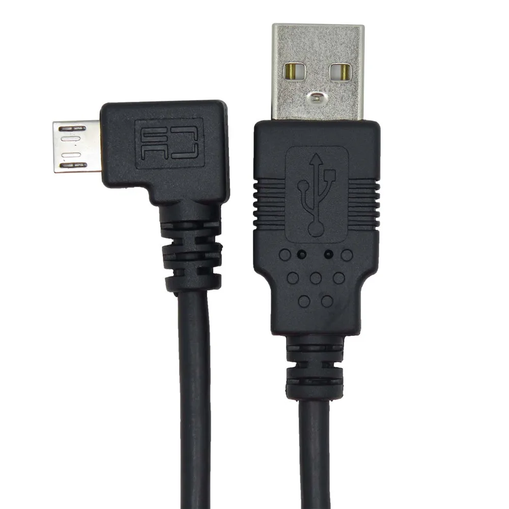 90 градусов левый Угловой Micro USB штекер кабель для зарядки данных Samung Moto HTC Samsung 3 5 10