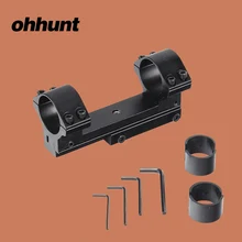 Ohhunt Охота рейку 25,4 мм 30 мм области. airgun ласточкин хвост кольца с остановкой Pin Парусность Высота Регулируемый оптический прицел Base