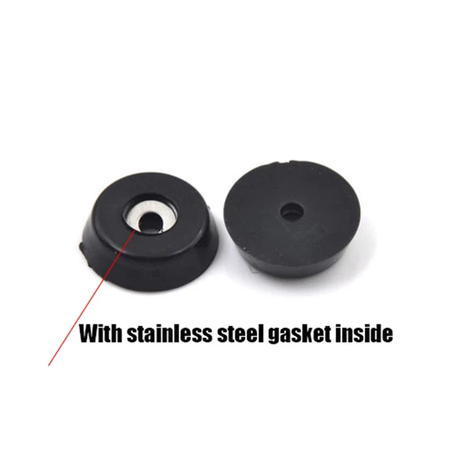 20Pcs Black Rubber Feet Chair Floor Protector Non-slip Furniture Feet Table Leg Cover Cabinet Bottom Pads Funiture Legs 5