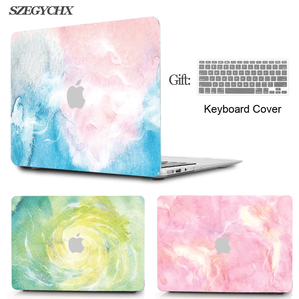 

Hard Shell Laptop Case Cover for Macbook Pro 13.3 15.4 Pro Retina 12 13 15 inch with New Touch Bar For Macbook Air 11 13 case