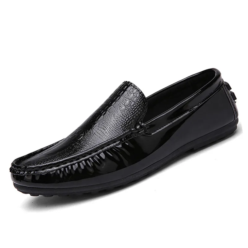 New Mens Casual Shoes Lazy Driving Loafers Non Slip Soft Leather ...