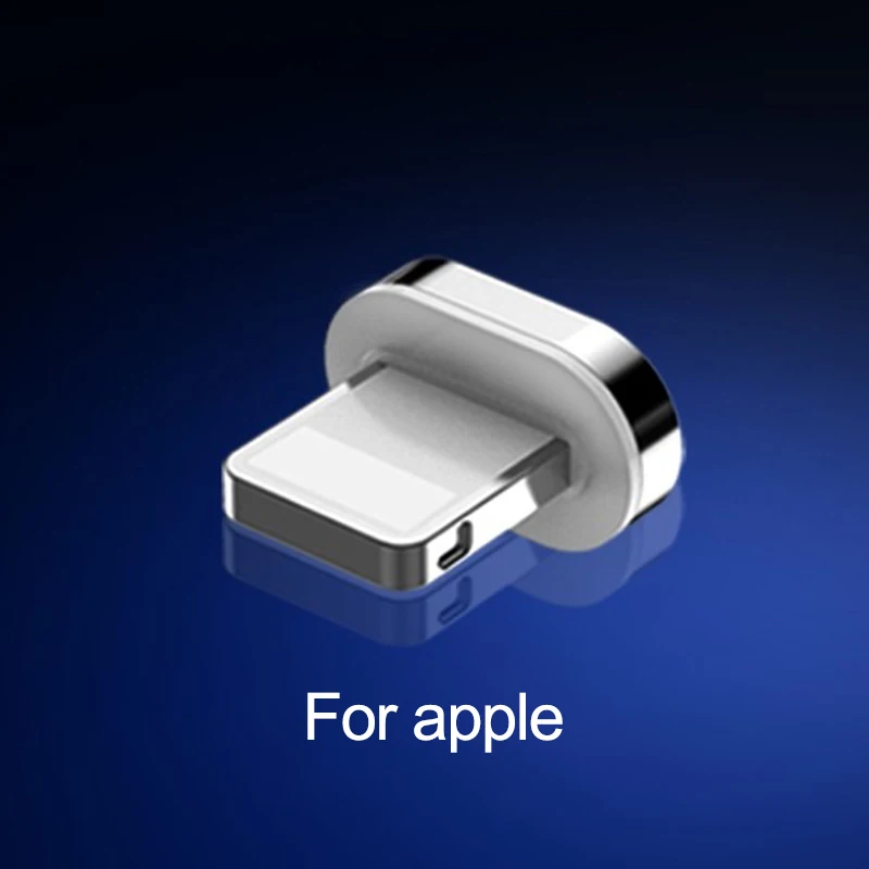 5А Магнитный супер быстрый зарядный кабель Micro usb type C для huawei Lite P9/P10/P20 USB C для Iphone xiaomi Быстрая зарядка USB кабель - Цвет: only plug Apple