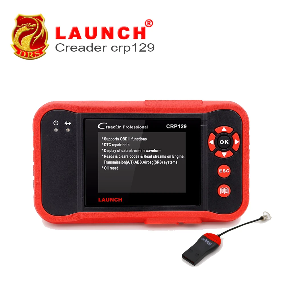 Prix pour 2017 Nouveau 100% D'origine Launch X431 Creader CRP129 launch CRP129 ENG/À/ABS/SRS EPB SAS Huile Service remet La Lumière Code Scanner Prix pour 2017 Nouveau 100% D'origine Launch X431 Creader CRP129 launch CRP129 ENG/À/ABS/SRS EPB SAS Huile Service remet La Lumière Code Scanner