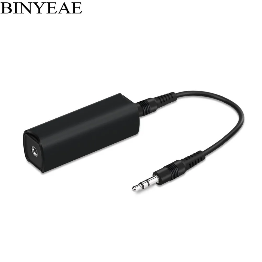 

Audio Ground Loop Noise Isolator hum filter remover for Car home digital analog Audio Stereo System with 3.5mm Aux Audio Cable