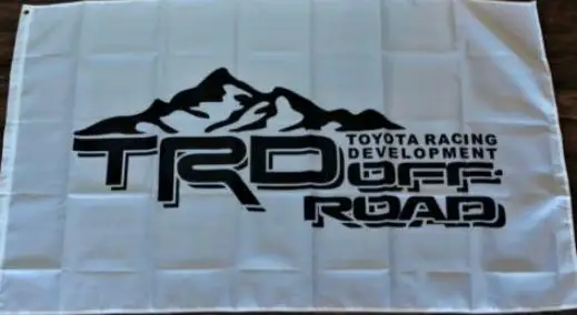 Флаг Toyota Racing Division белый баннер дорожного TRD для автоспорта | Дом и сад