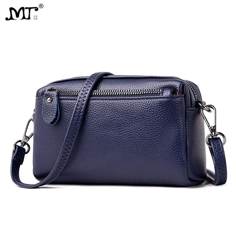 MJ Women Messenger Bags PU Leather Small Crossbody Bag Female Soft Leather Clutch Bag Teenager ...