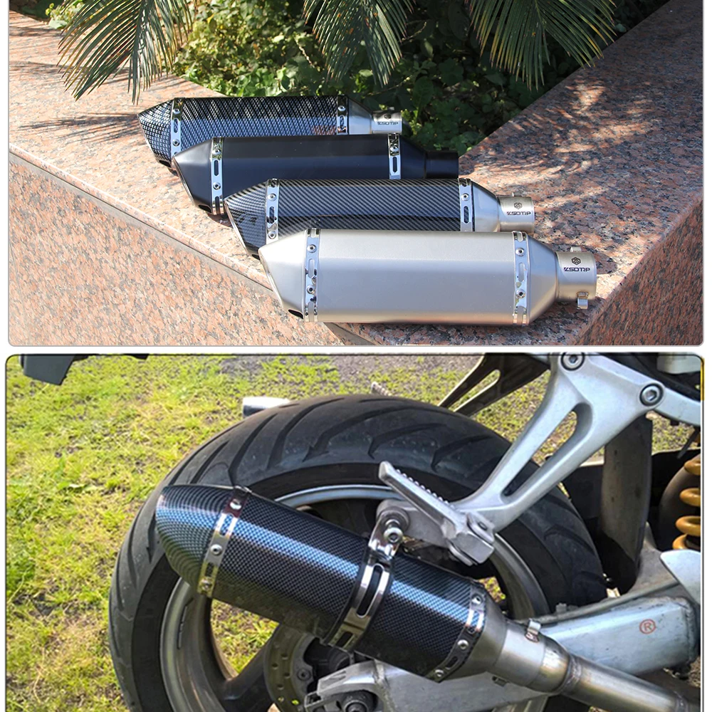 Sclmotos 51 мм Escape Moto Akrapovic Yoshimura выхлопная труба глушителя с дБ убийца мотокросса