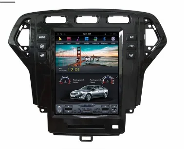 Clearance Niceride Vertical Screen Tesla Style 10.4" Car Dvd Player for Ford Mondeo 2007-2010 Car Radio Android 7.1 Gps Navigation BT Wifi 1