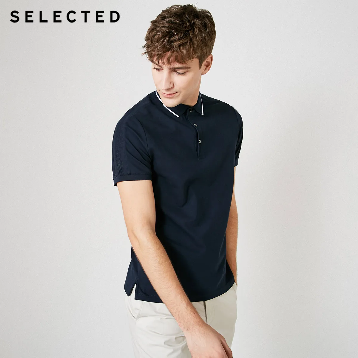 Ceny Wybrane męskie lato w różnych kolorach kołnierzyk z krótkim rękawem Poloshirt S | 419206551