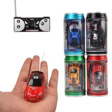 Hot Sales 20Km/h Coke Can Mini RC Car Radio Remote Control Micro Racing Car 4 Frequencies Toy For Kids Gifts RC Models