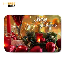 HUGSIDEA домашние декоративные ковры Merry Christmas 3D печать высококачественный фланелевый ковер для гостиной креативные Нескользящие коврики