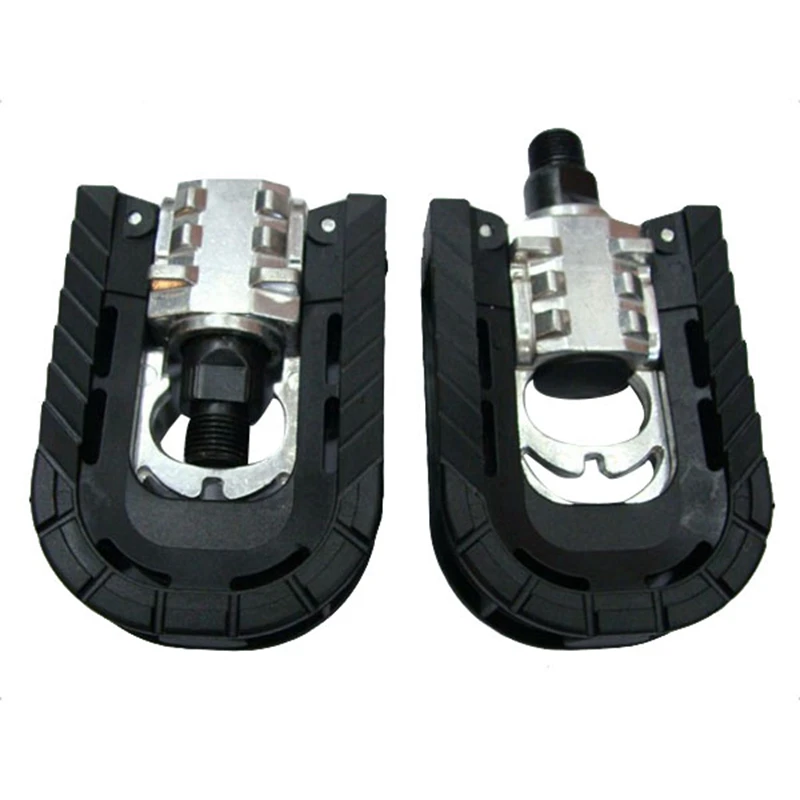 

1pair Outdoor Bicycle Bike Foldable Two Sides Aluminum Alloy Bearing Pedals
