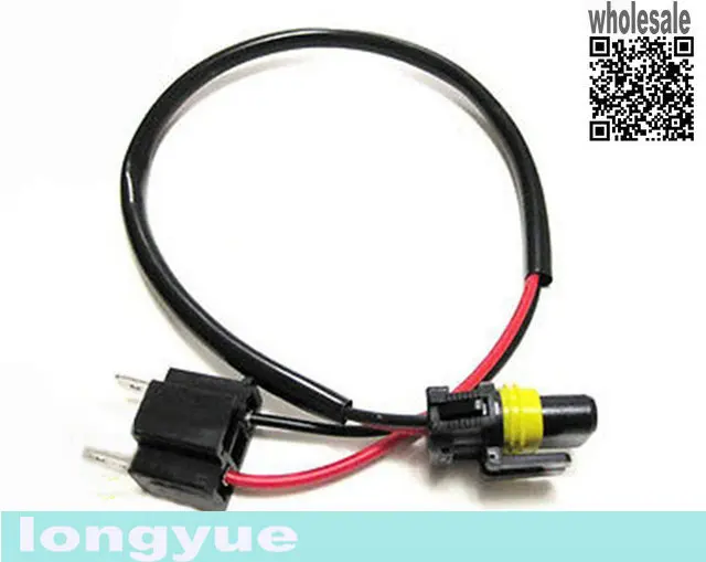 Longyue 2 шт. H4 9008 проводов для HID балласта на фондовом разъем для HID Conversion Kit 50 см