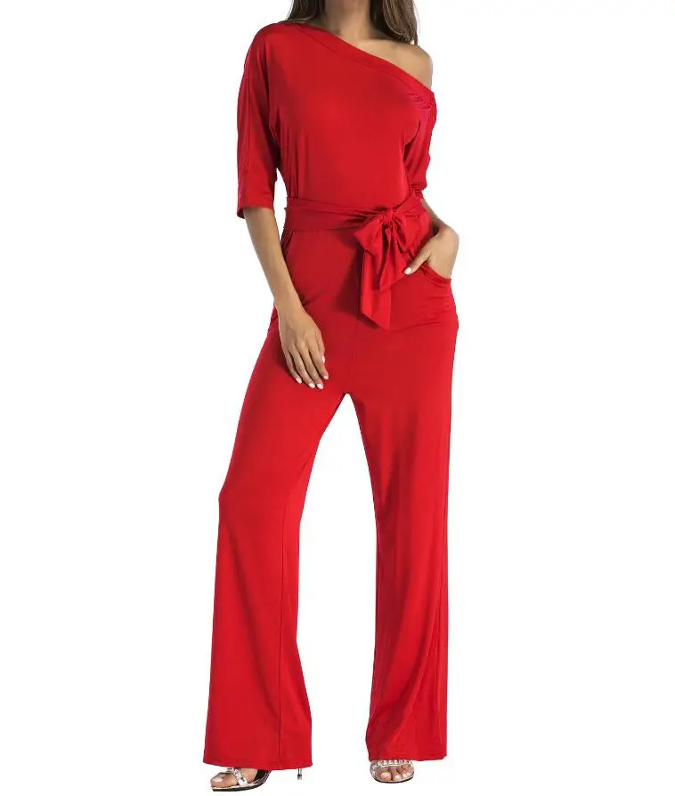 open shoulders bandages elegant overall slim short winter overalls