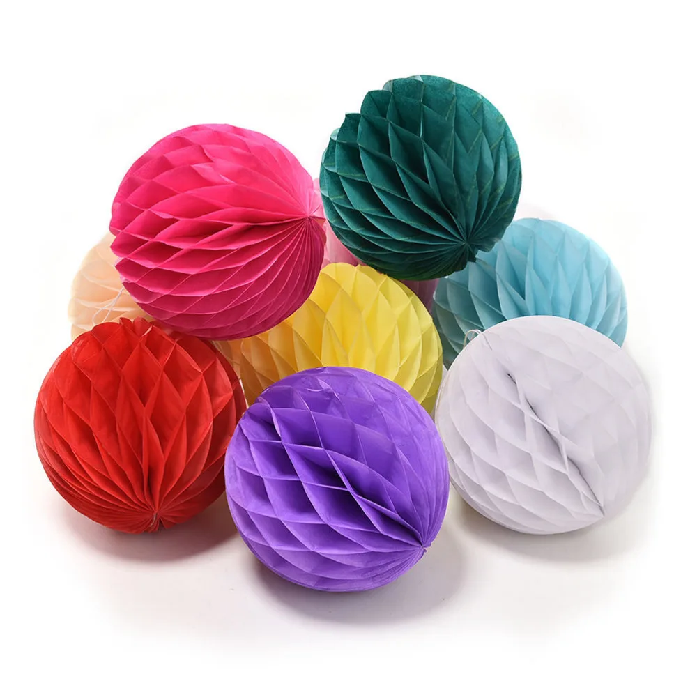 15cm paper flower ball honeycomb lantern tissue paper large paper flower balls