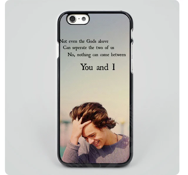 Harry Styles Classic You And I Quotes black hard skin