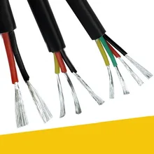 Силиконовый кабель олово-медный гибкий 22AWG высокая термостойкость 200 градусов-60 градусов