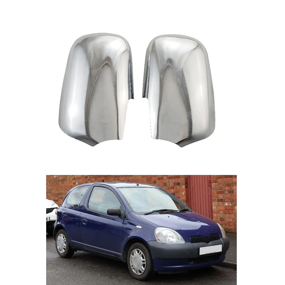 Зеркальная крышка автомобиля ABS Chrome для Toyota Yaris Vitz 1999-2005 специально предназначена
