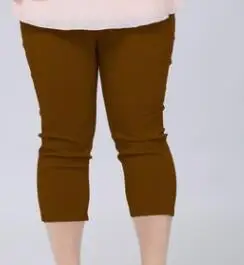 photo color Pantalones mujer летние белые капри укороченные штаны для женщин размера плюс 6XL черные женские штаны с эластичной резинкой на талии шаровары Dr2 - Цвет: photo color
