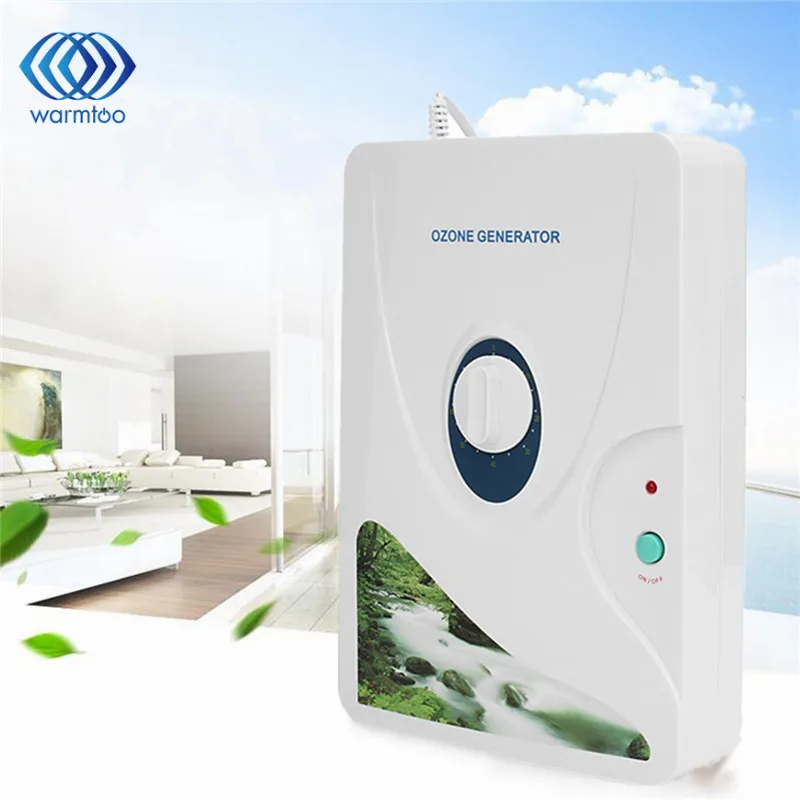 

600mg/h Air Purifier Portable Ozone Generator Multifunctional Sterilizer Air Purifier for Home Vegetable Fruit Purify US plug
