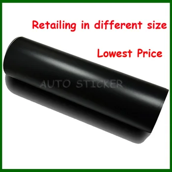 

Retailing Hot Color 10/20/30/40/50cm*152cm Black Matte Car Wrap Vinyl Film Matte Black Vinyl Wrap Matt Black Wrap With Air Free