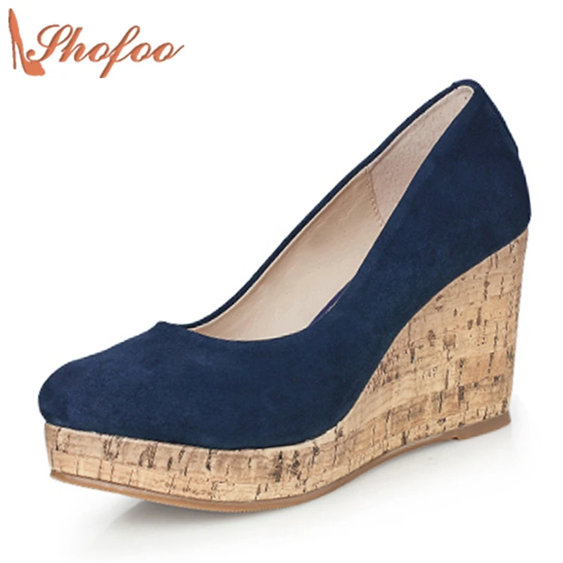 women's dress shoes wedge heel
