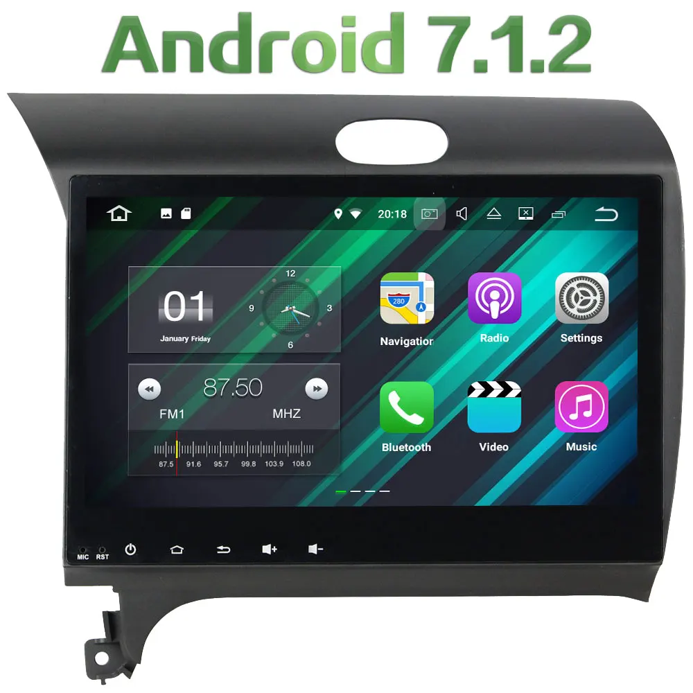 10 1 Android 7 1 2 Quad core 2din 1024 600 2GB RAM GPS Navi Car