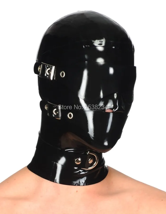 Buy Heavy Latex Mask Latex Hood sleek full face hood