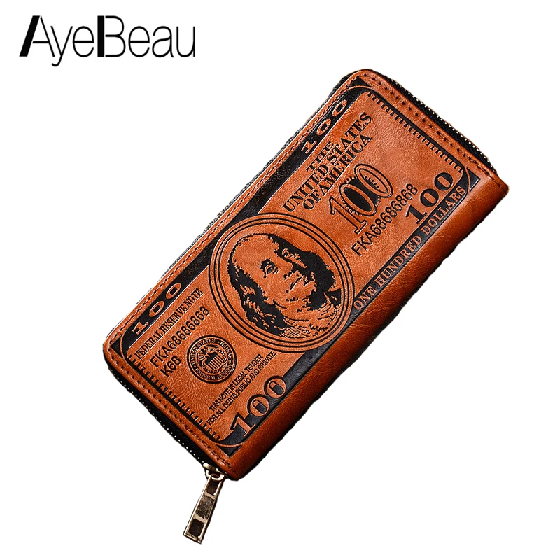 

Zipper Long Phone Handy Clutch For Men Wallet Male Purse Coin Money Bag Partmone Kashelek Portmann Walet Klachi Vallet Kashelki