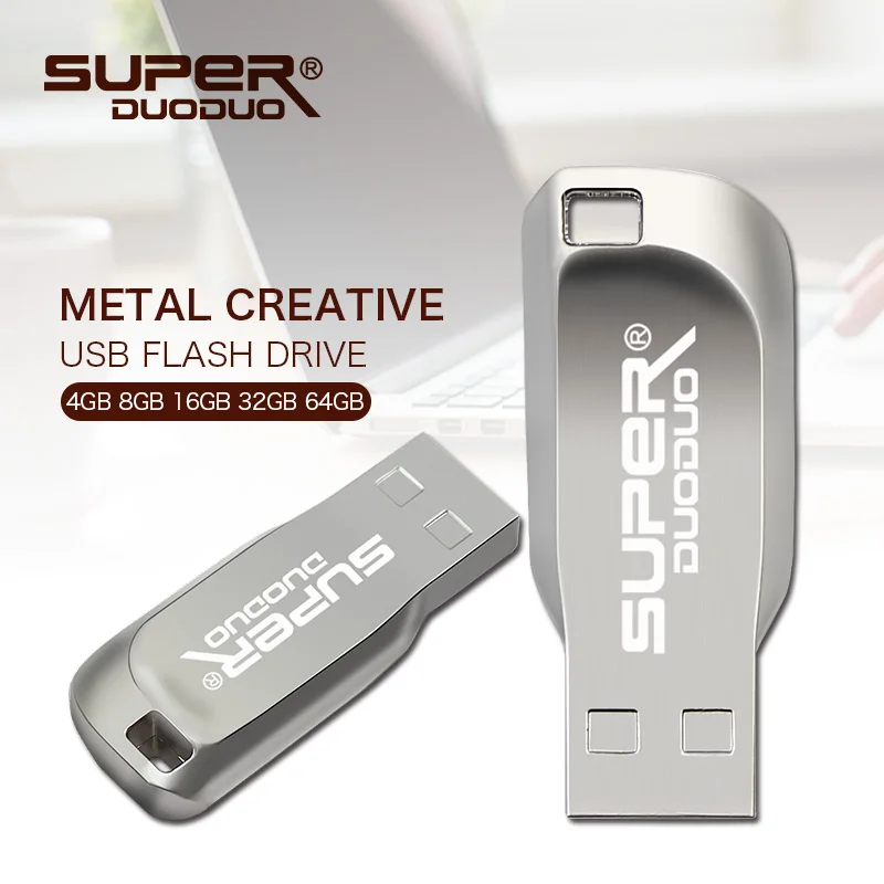 Серебряный металлический флеш-диск usb 2,0 32 ГБ 16 ГБ высокоскоростной Флешка 64 Гб 128 ГБ флеш-накопитель usb флэш-накопитель 8 ГБ 4 ГБ usb брелок