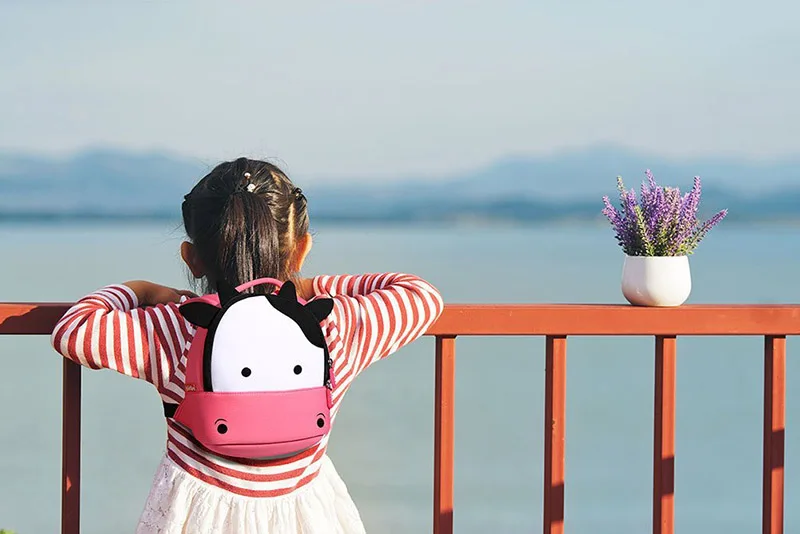 NOHOO 3D Animals Printing School Backpacks for Children Waterproof Cartoon Kids School Bags for Girls Mochila Escolar Toddler's (10)