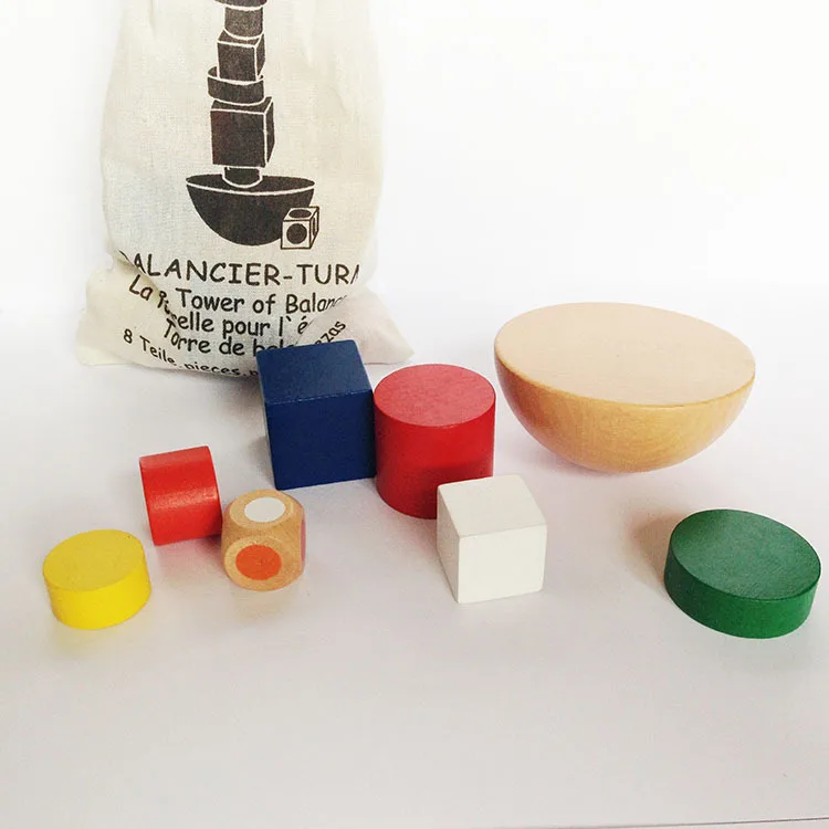 

Colorful Wooden Building Blocks Toys Children Intelligence Educational Balancing Blocks Wooden Toys Geometric Assembling Diy Toy