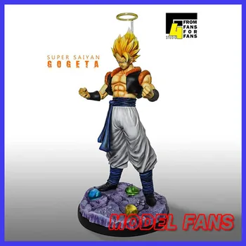 

MODEL FANS INSTOCK Dragon Ball Z f4 super saiyan Gogeta gk resin statue figure toy for Collection