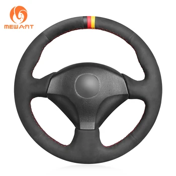

MEWANT Synthetic Suede Sew Wrap Steering Wheel Cover for Honda S2000 2000-2006 2008 Civic Si 2002-2004 Acura RSX Type-S 2005