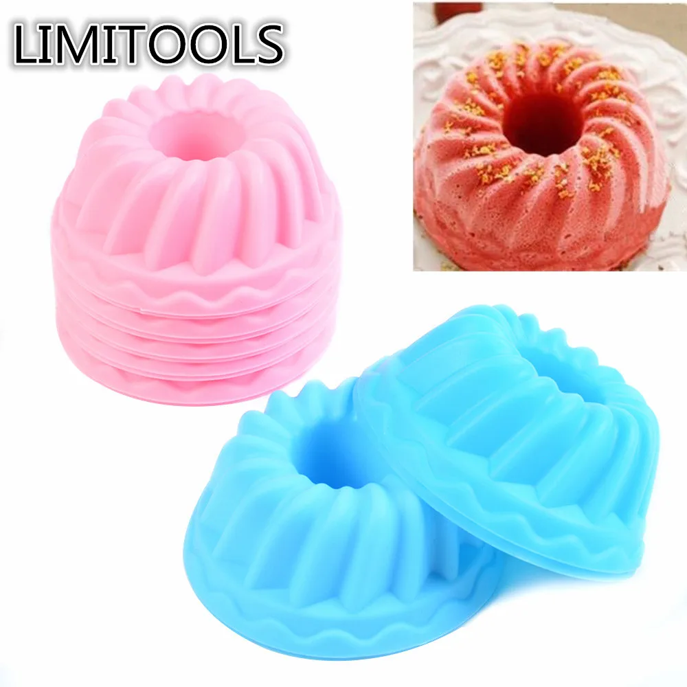 

Silicone Pan Ring Shaped Cake Pastry Bread Mold Tray Mould Bakeware Kitchenware