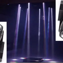 Лидер продаж 10 Вт 4в1 RGBW светодиодный мини движущийся головной Луч света ультра яркие сценические лампы Звук вечерние дискоклуб освещение