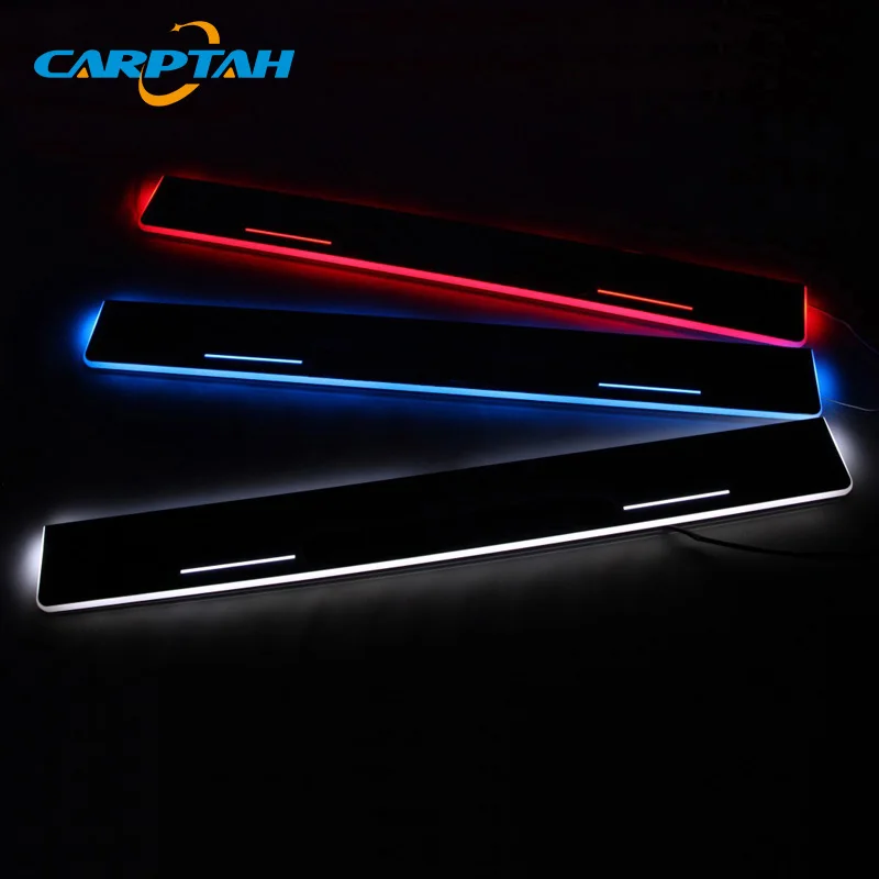 CARPTAH Trim Pedal Car Exterior Parts LED Door Sill Scuff