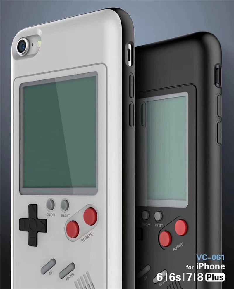 GB Gameboy тетрис чехол для iPhone 11 12 Pro X XR Xs макс 7 8 Plus 6 6s SE играть Blokus игровой консоли