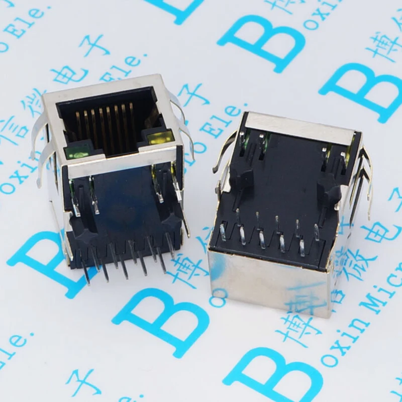 HR911130C HY911130C With Shrapnel RJ45 Gigabit Ethernet Port Horizontal Filter