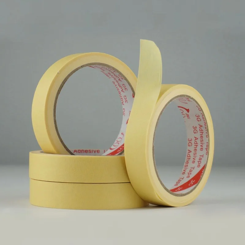 

Masking Tape Paper Sticky Decorative Adhesive Tape Traceless Painting 5/8/10/12/15/20/25/30/35/40/50/60mm x 20m Custom Made