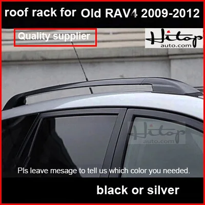Багажник на крышу рейка для Toyota RAV4 2009 2012 или 2014 2018 авиационный алюминиевый сплав