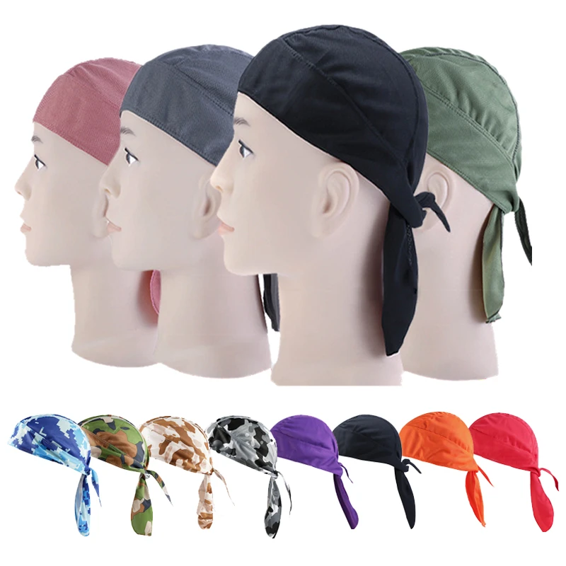 

women quick-drying ventilation hat Cycling Cap Head Scarf Summer Men Running Riding Bandana Headscarf soft Outdoor Headband