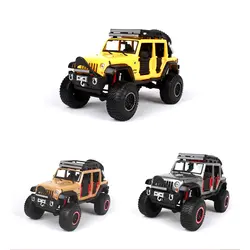 1/24 модель Maisto Jeep Wrangler литой под давлением внедорожник модели автомобилей игрушки для детей подарки коллекции желтый абрикосовый серый