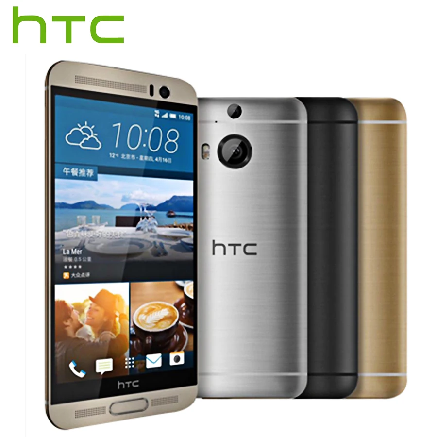 Мобильный телефон htc One M9+ M9pw M9 Plus, 4G LTE, четыре ядра, 3 ГБ ОЗУ, 32 Гб ПЗУ, 5,2 дюймов, 2560x1440, двойная камера, 20МП, мобильный телефон