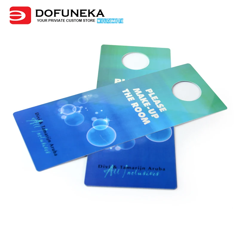Pvc 0 38mm Thickness Hotel Do Not Disturb Sign Door Hanger