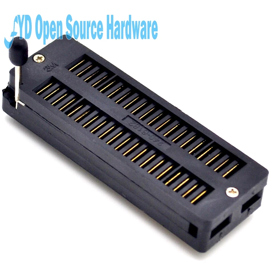

DIP 40 Pin 40Pin Universal ZIF IC Socket Black