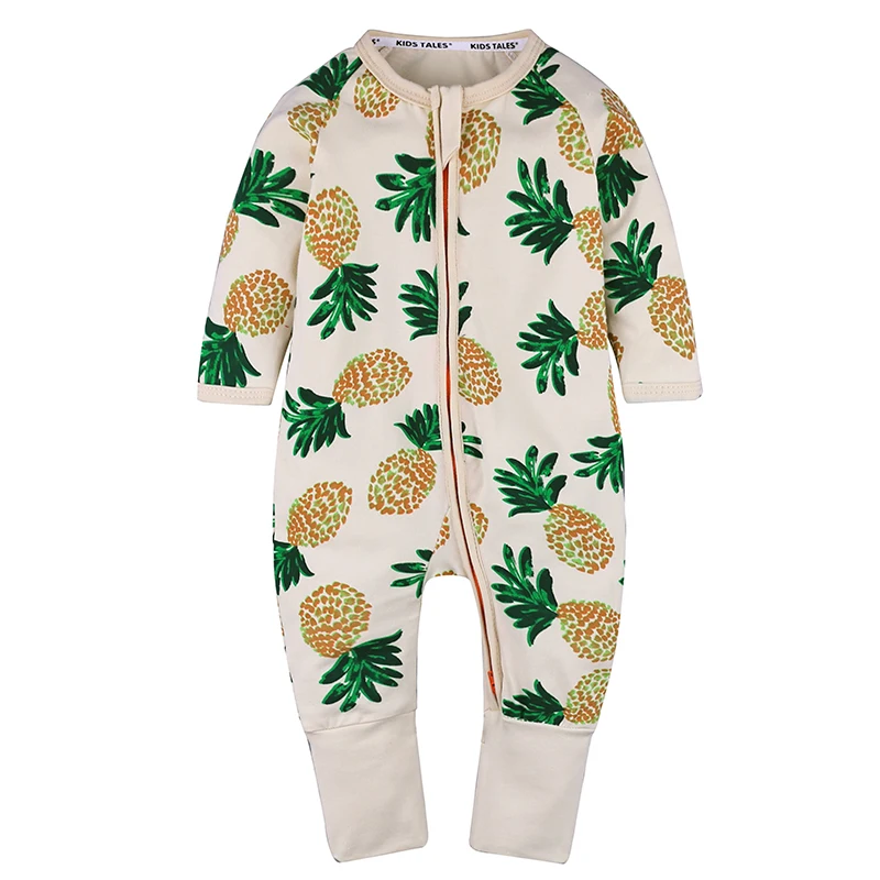 

pineapple Romper Spring Autumn Fashion Baby Newborn Kids Clothing Boys Girl Overalls Long Sleeve Top Baby Clothing Unisex JP-118