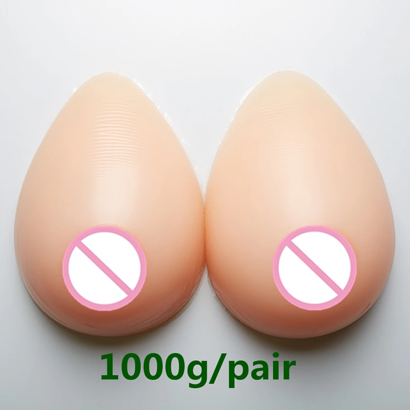 

Silicone Breast Form 1000g/pair Fake Boobs False Breasts For Men Crossdresser Drag Queen Shemale Transgender Artificial Breast